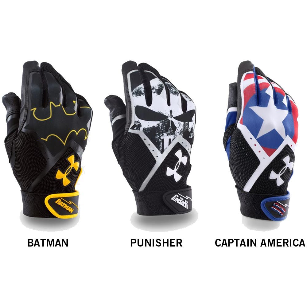 superhero batting gloves
