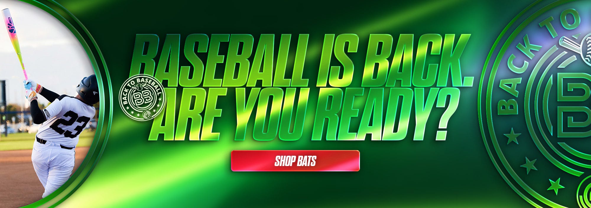 Baseball is back. Are you ready? Shop bats.