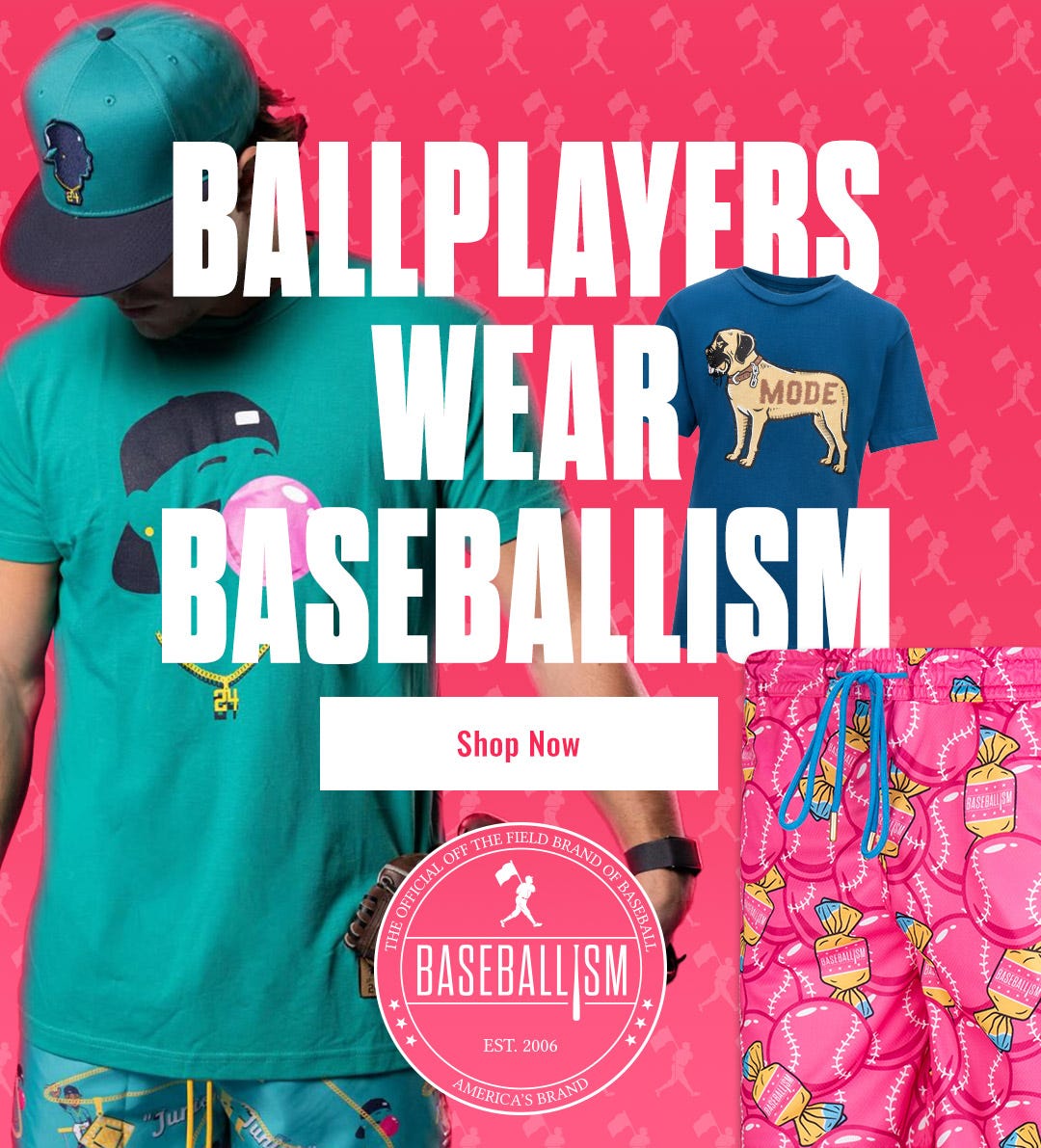 Baseballism Apparel: Ballplayers wear Baseballism