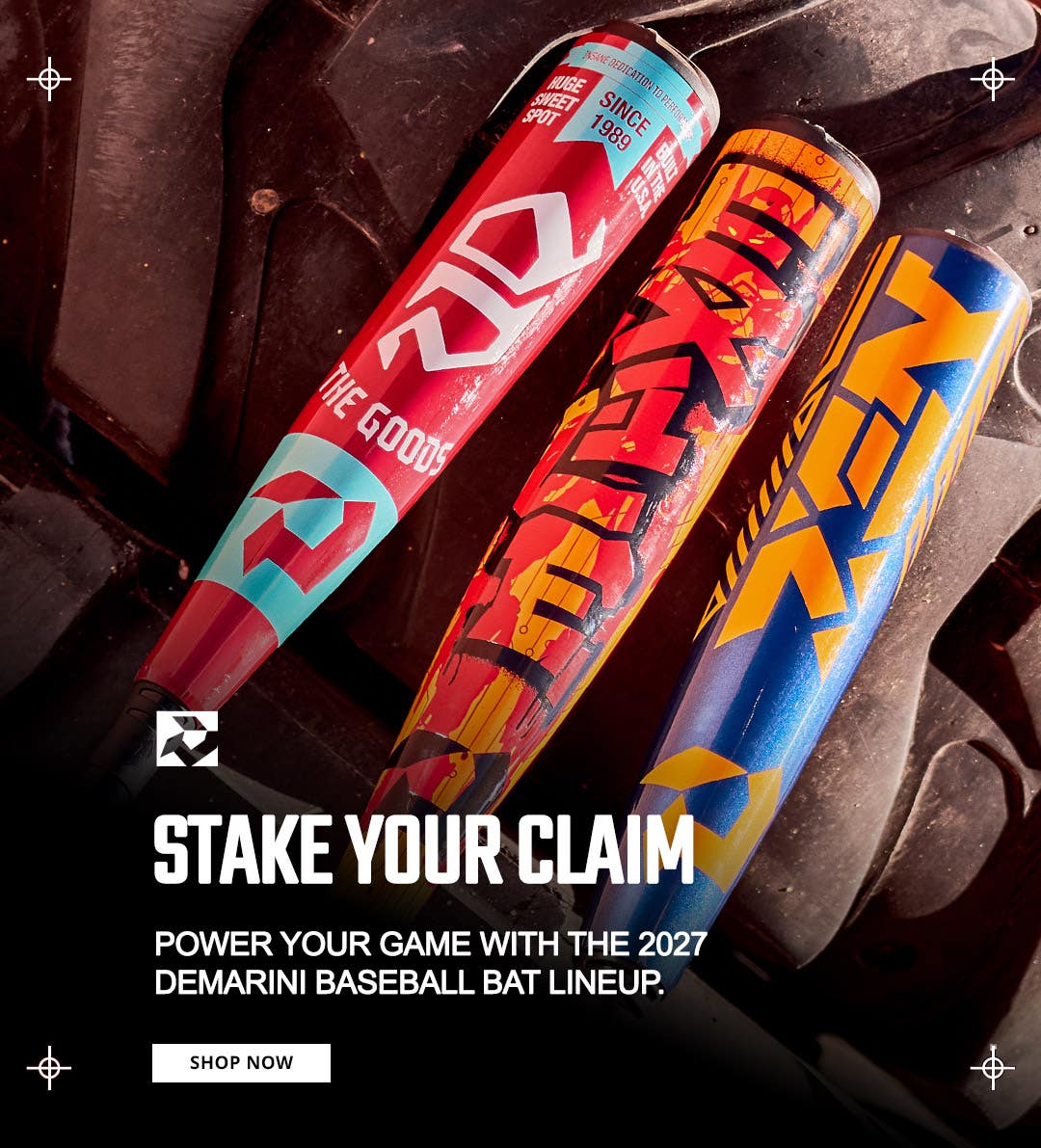 2027 DeMarini Baseball Bats. Stake your claim. Power your game with the 2027 DeMarini baseball bat lineup.