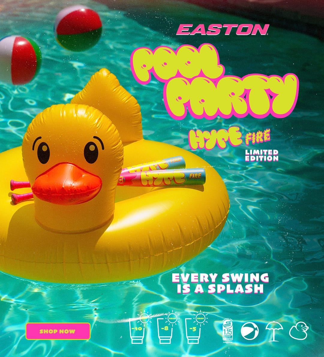 Easton Hype Fire Pool Party Baseball Bats