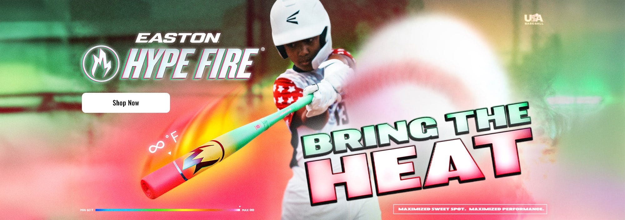 Easton Hype Fire: Bring the heat