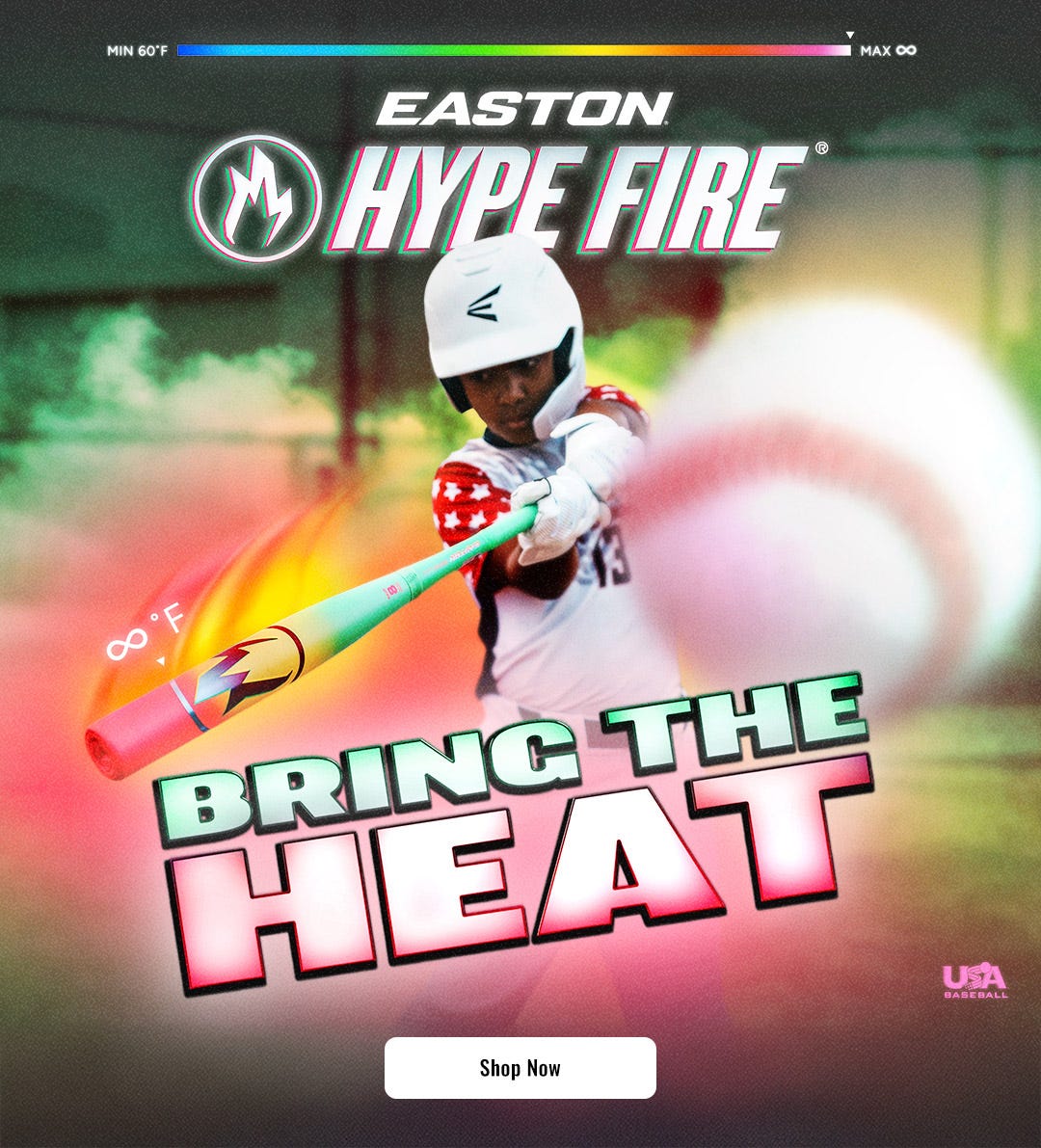 Easton Hype Fire: Bring the heat