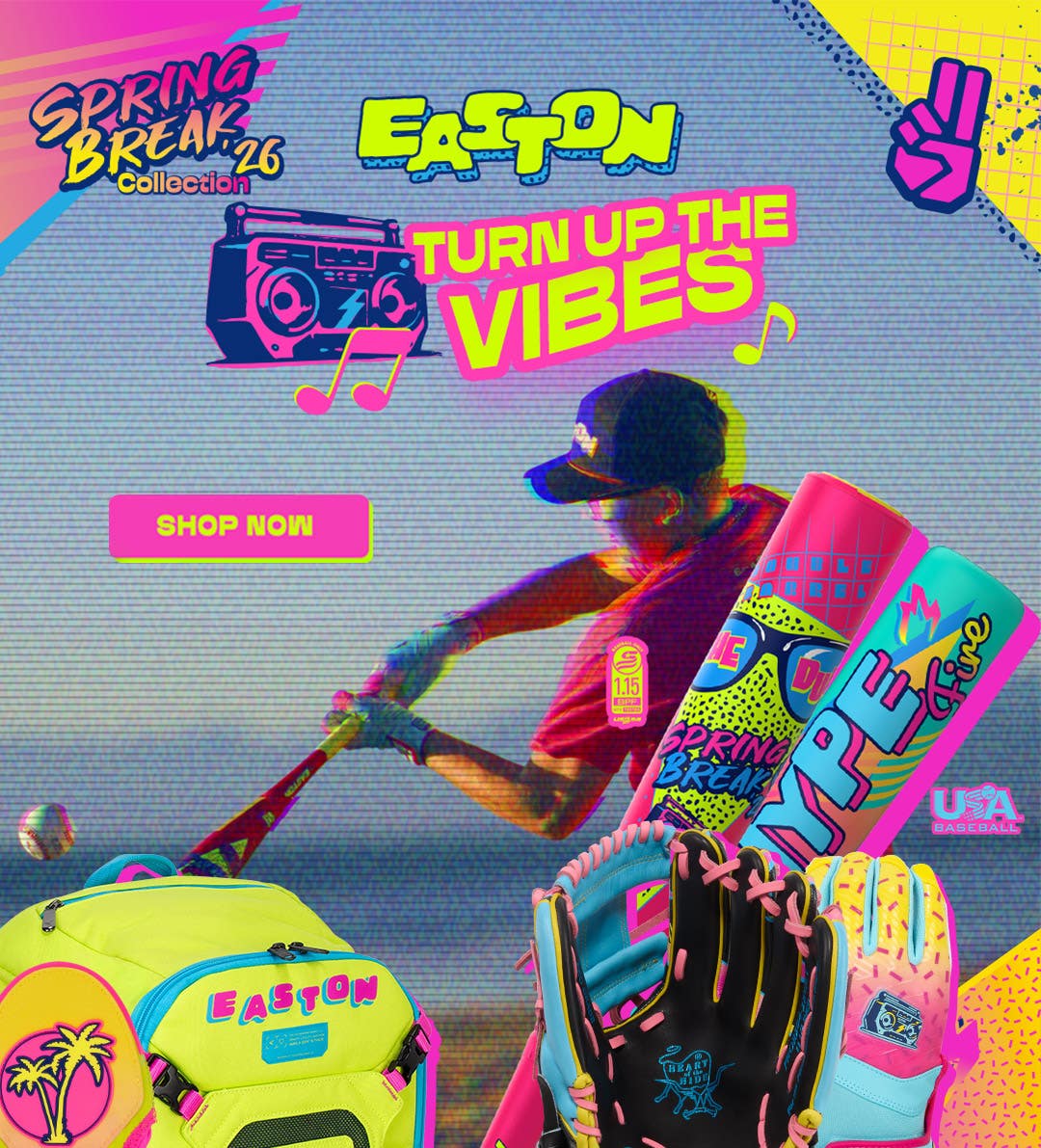 Easton and Rawlings Spring Break Collection