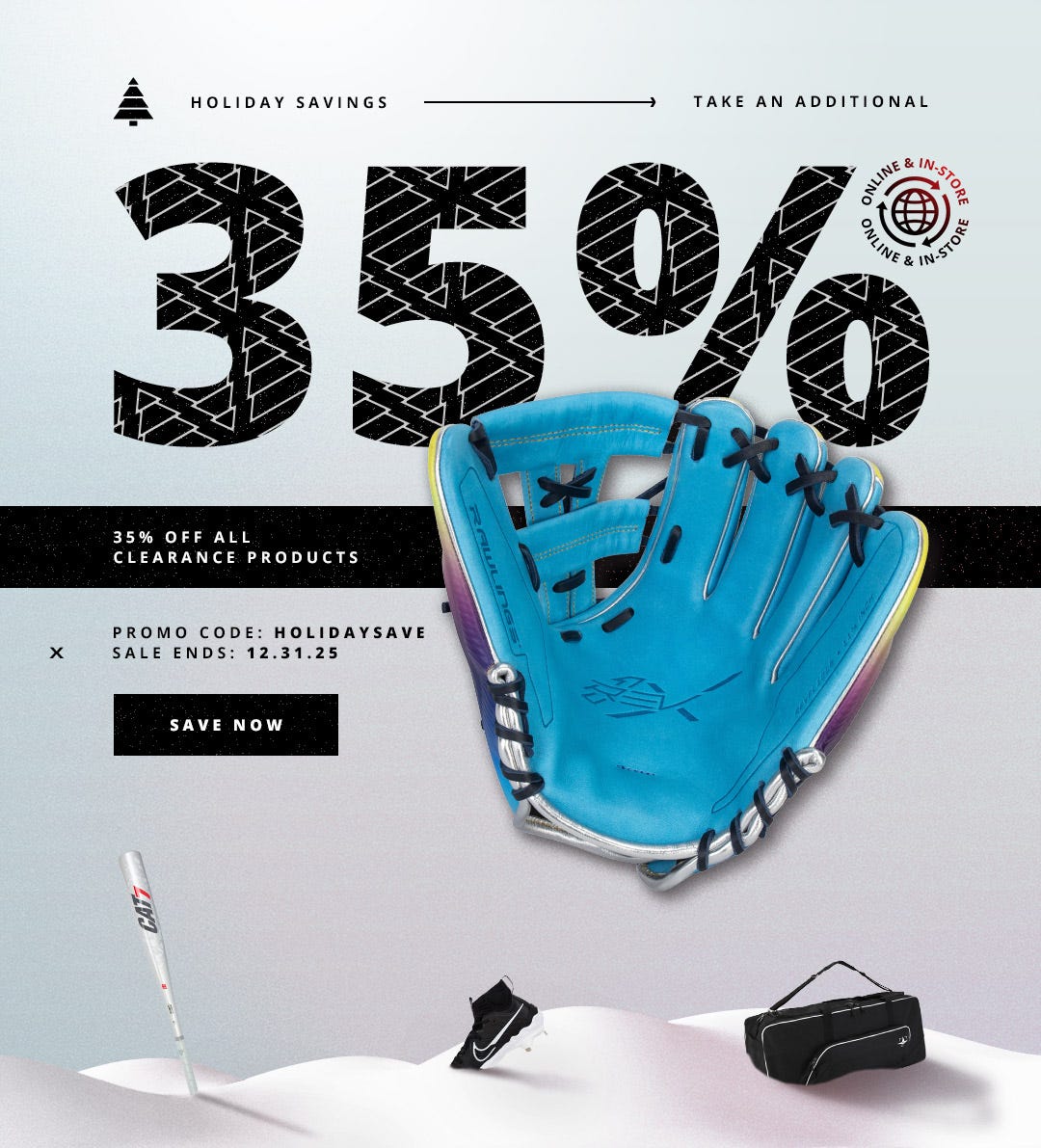 Holiday Savings: Take an additional 35% off all clearance products with promo code HOLIDAYSAVE. Sale ends 12/31/25.