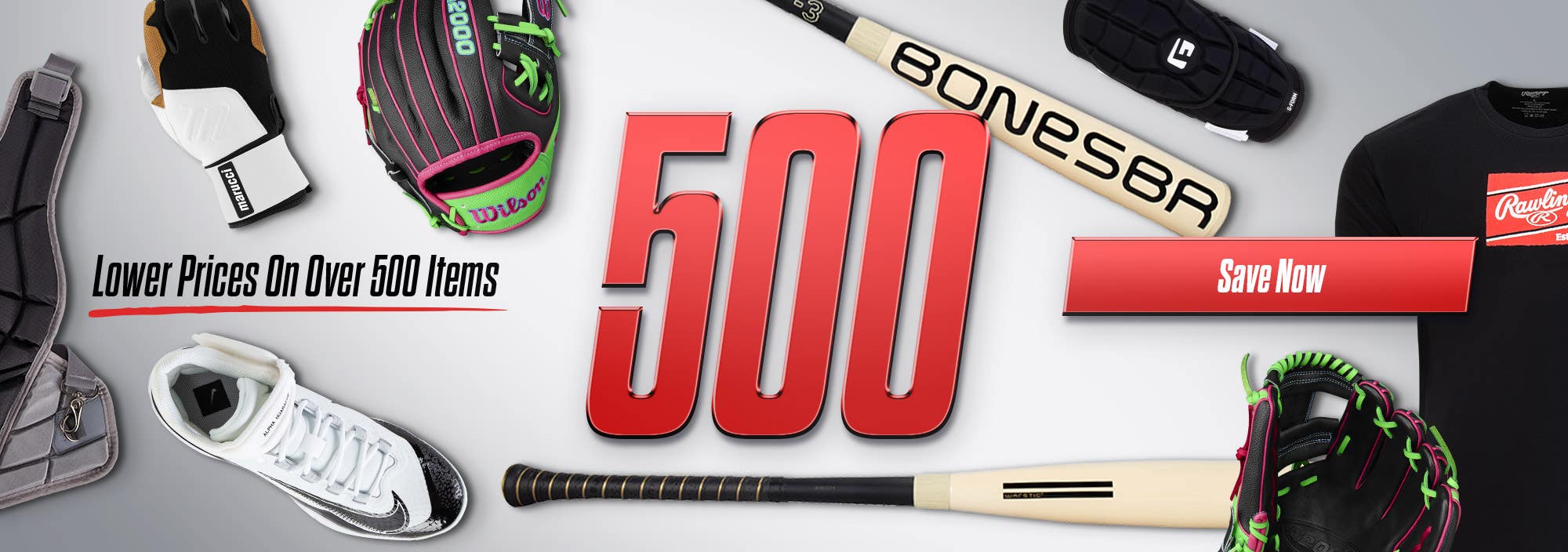 Lower prices on over 500 items