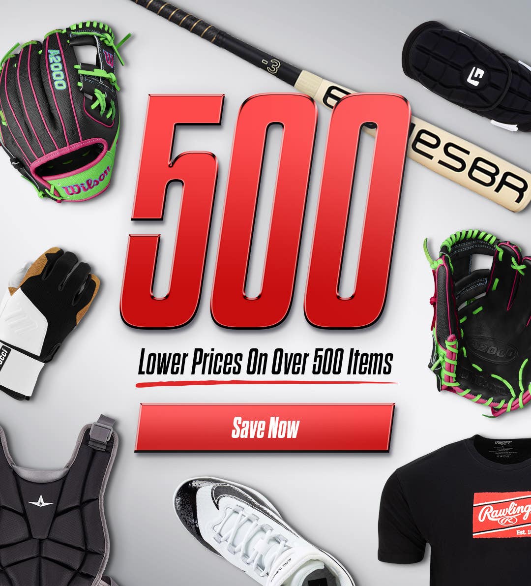 Lower prices on over 500 items