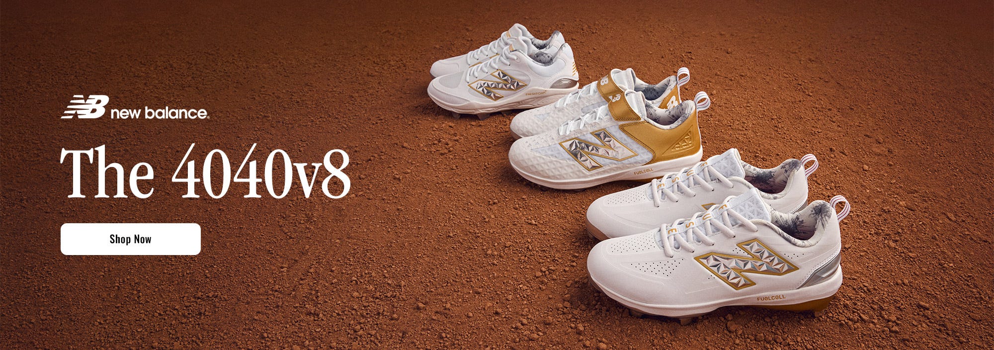 New Balance 4040v8 Baseball Footwear