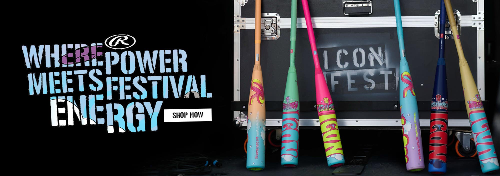 Rawlings Icon Fest Collection. Where power meets festival energy.
