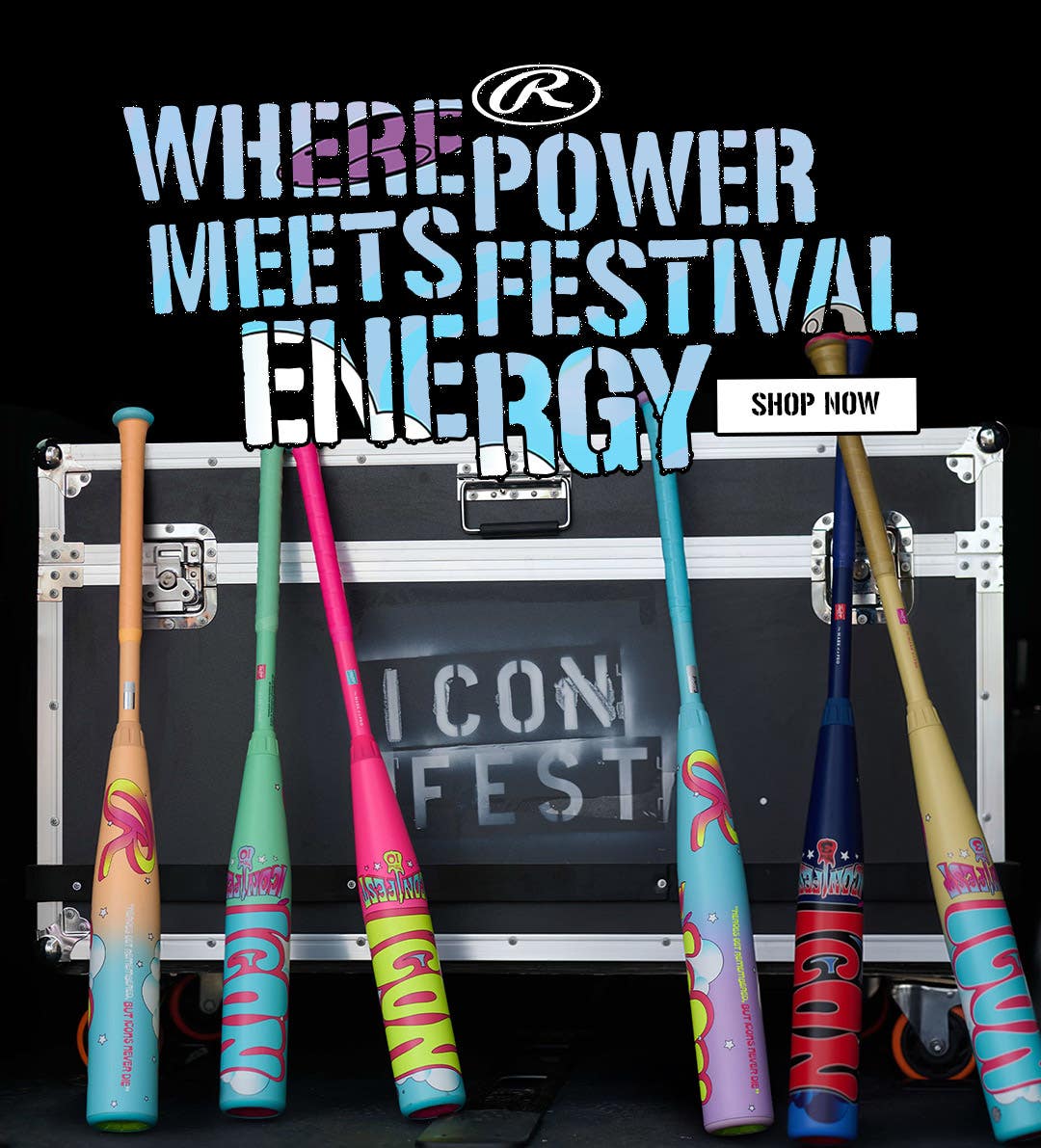 Rawlings Icon Fest Collection. Where power meets festival energy.
