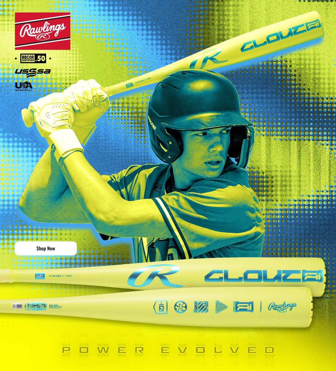 Rawlings 2026 Clout AI Baseball Bats: Power evolved