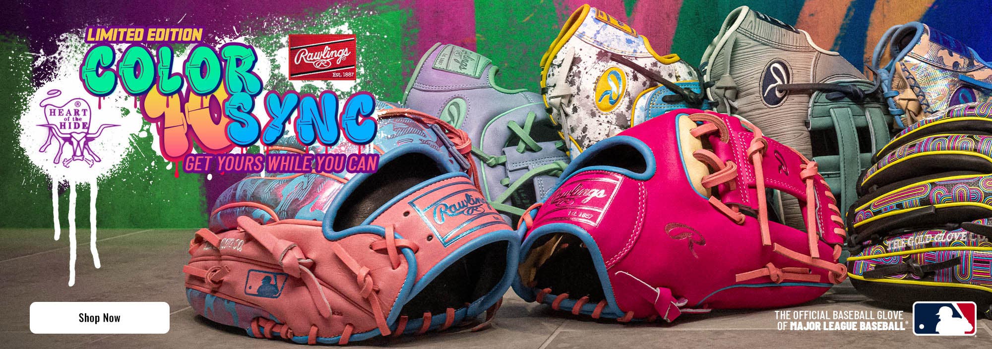Rawlings Heart of the Hide Color Sync 10.0 Baseball Gloves