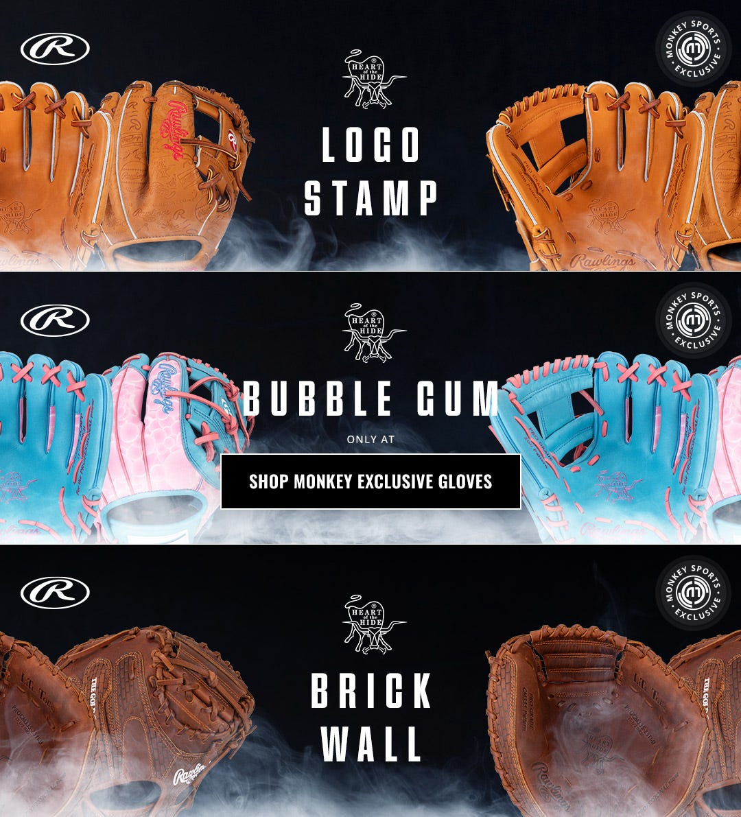 Rawlings Monkey Exclusive Baseball Gloves