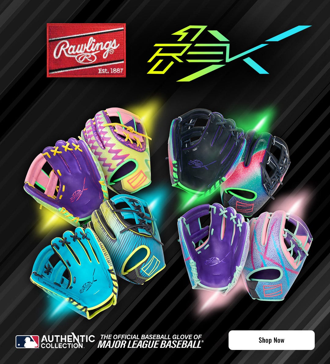 Rawlings REV1X Opening Day Baseball Gloves