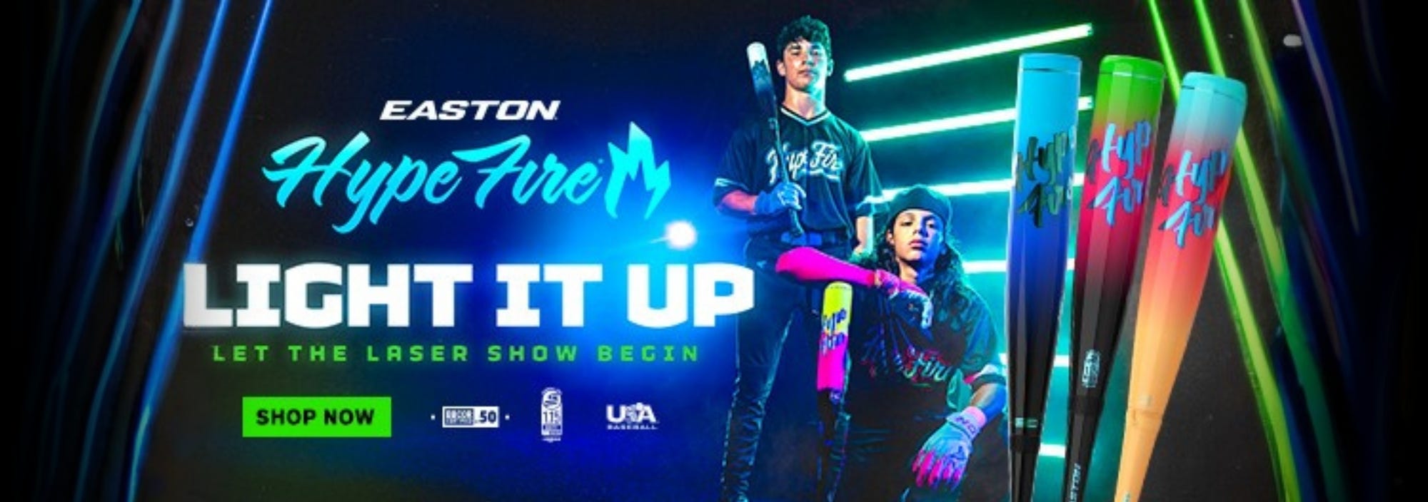 Easton Hype Fire - Light It Up, Let the Laser Show Begin