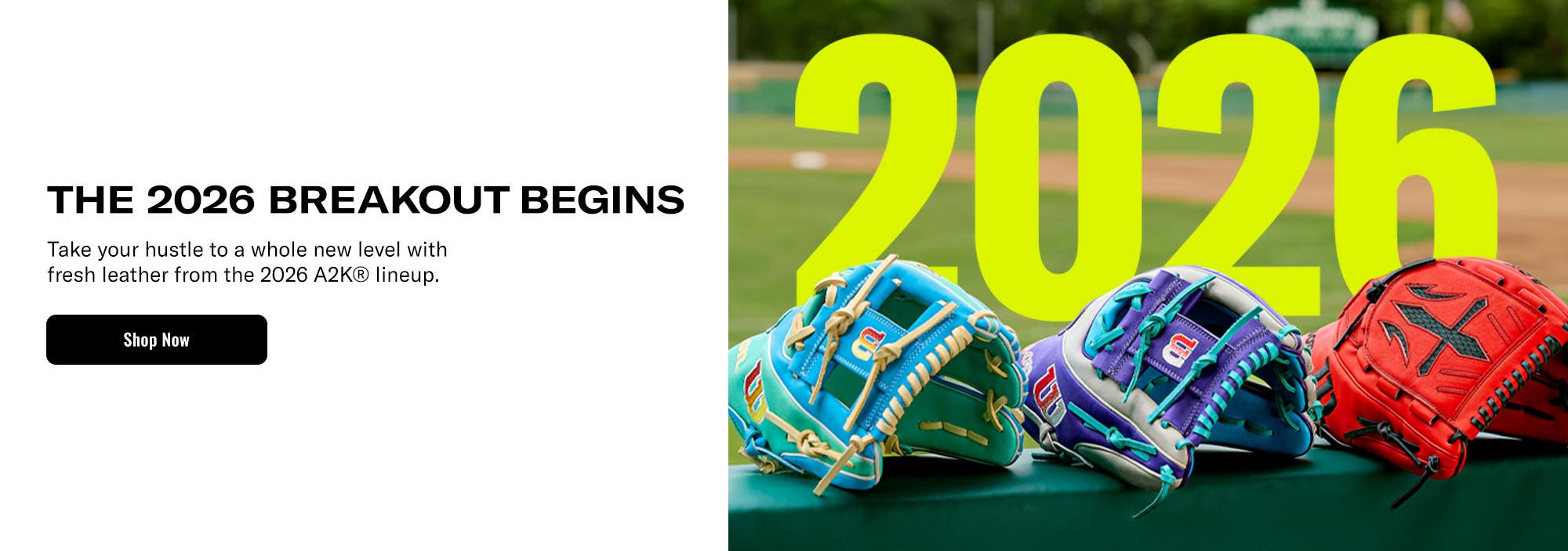 The 2026 breakout begins. Take your hustle to a whole new level with fresh leather from the 2026 A2K lineup.
