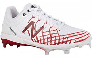 red new balance metal baseball cleats