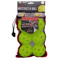 Franklin MLB Indestruct-A-Ball 9in. Training Balls - 6 Pack in Yellow Size 9 in