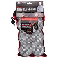 Franklin MLB Indestruct-A-Ball 9in. Training Balls - 6 Pack in White Size 9 in