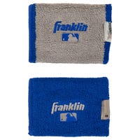 Franklin 4in. Reversable Wristband - Pair in Gray/Blue
