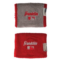 Franklin 4in. Reversable Wristband - Pair in Gray/Red