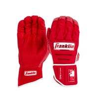 Franklin CFX PRT Series Men's Batting Gloves in Red Size Small
