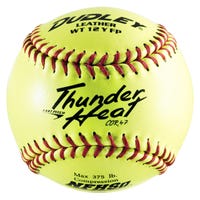 Dudley Thunder Heat NFHS 43-147 Fastpitch Softball - 1 Dozen in Yellow Size