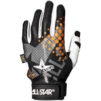 All-Star Youth D3O Protective Inner Glove in Black/Orange Size Left-Handed Throw