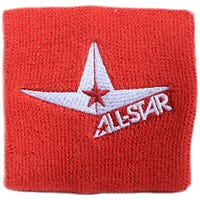 All-Star Slim Wristbands in Red Size OSFM