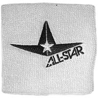 All-Star Slim Wristbands in White Size OSFM