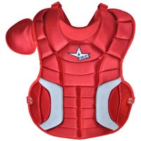 All-Star Players Youth Chest Protector in Red Size 14 1/2 in