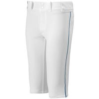 Mizuno Premier Piped Youth Baseball Pants in White/Blue Size Medium