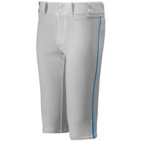 Mizuno Premier Piped Youth Baseball Pants in Gray/Blue Size Medium