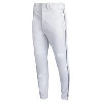 Mizuno Adult Premier Piped Pant in White/Black Size X-Small
