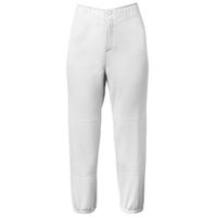 Mizuno Select Non-Belted Low Rise Fastpitch Pant in White Size Large