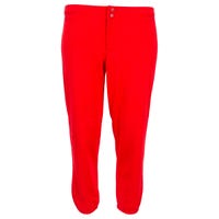 Intensity Hot Corner Premium Low Rise Womens Softball Pants in Red Size Small