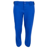 Intensity Home Run Premium Belt Loop Women's Softball Pants in Blue Size