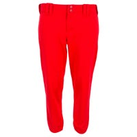 Intensity Home Run Premium Belt Loop Womens Softball Pants in Red Size Large