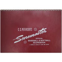 Rawlings Updated System 17 Baseball & Softball Scorebook in Red