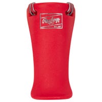 Rawlings 6in. Adult Throat Protector in Red Size 5in