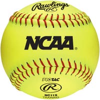 "Rawlings NCAA 11"" Soft Training Softball - 1 Dozen in Yellow Size 11 in"