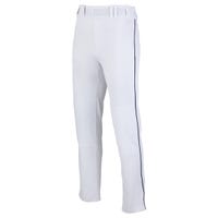 Rawlings PRO150 Semi-Relaxed Men's Piped Baseball Pants in White/Navy Size