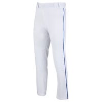 Rawlings PRO150 Semi-Relaxed Men's Piped Baseball Pants in White/Blue Size