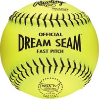 Rawlings PHD11NYL NSA Dream Seam Fastpitch Softball - 1 Dozen in Yellow Size 11 in