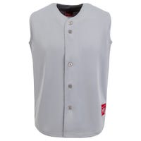 Rawlings Perfect Game RBBSJ350 Sleeveless Adult Jersey in Gray Size Large