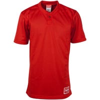 Rawlings Double Play One-Button RBBOBJ67 Jersey in Red Size