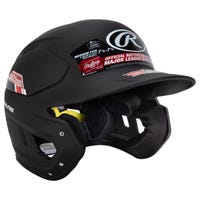 Rawlings Mach Carbon Baseball Batting Helmet in Black Size