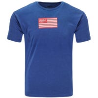 Rawlings Flag Adult T-Shirt in Blue Size Large