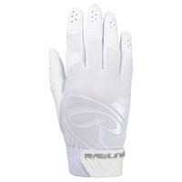 Rawlings 5150 Mens Batting Gloves - 2021 Model in White Size Medium