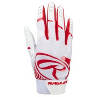 Rawlings 5150 Boys Batting Gloves - 2021 Model in Red Size Medium